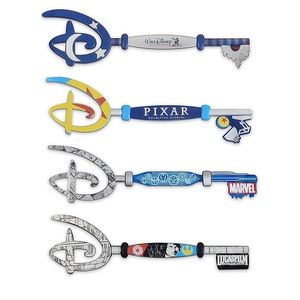 Disney Collectible Studio Keys Set of 4